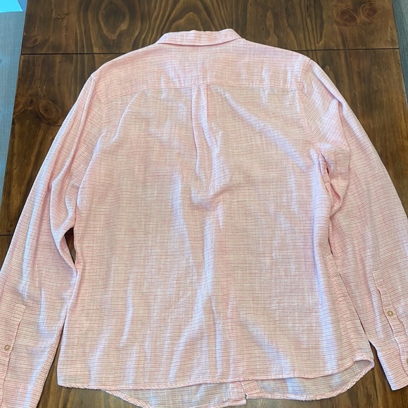 Marine Layer Men’s Long Sleeve Linen Shirt - Picture 4 of 4